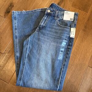 NWOT Women’s AERO Aeropostale Baggy Flare Low Rise Jeans Relaxed 8R 8